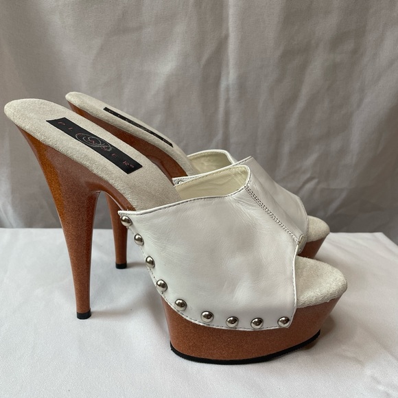 SOLD DEADSTOCK Pleaser Delight 601-12 Platform Stiletto Heels Size 9 - Picture 5 of 9